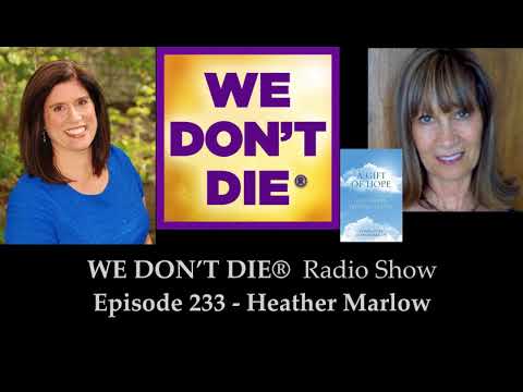 Episode 233 Heather Marlow - Sitting in the Silence &  A Gift of Hope on We Don't Die Radio