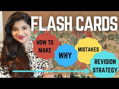 How To Make Effective FLASH CARDS