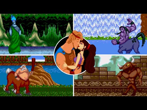 Hercules 2 (Genesis) All Bosses (No Damage, Hard)