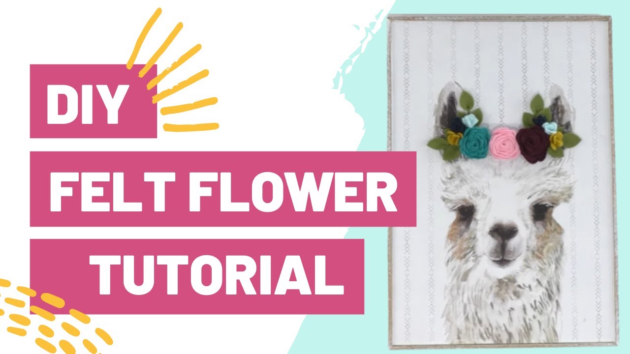 DIY Felt Flower Tutorial – 3 Ways with Your Cricut! FREE Patterns!