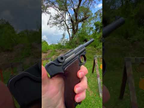 Shooting this old WW2 German Luger