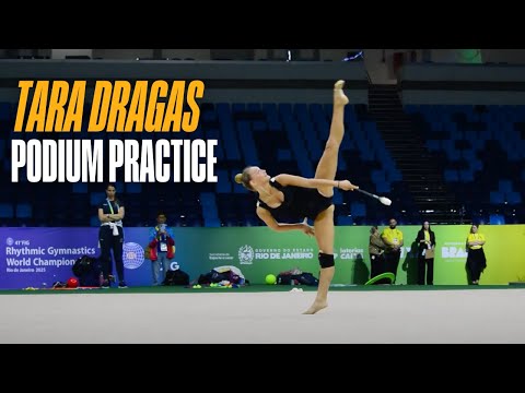 Highlights from the training of Tara Dragas, Italy's gymnastics hope in Rio 2025 ✨