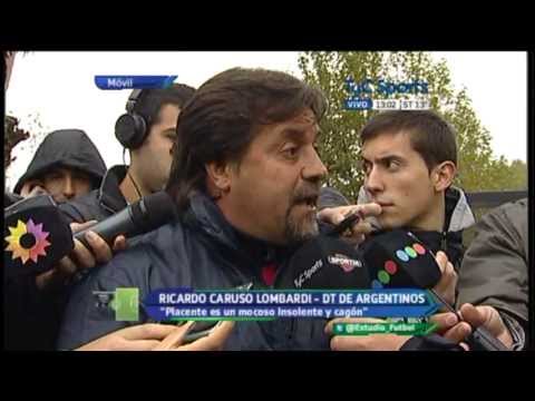 CARUSO LOMBARDI: "PLACENTE ES UN TERRIBLE CAGÓN"🗣️
