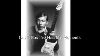 David Box - 1962 Nashville Session - I've Had My Moments