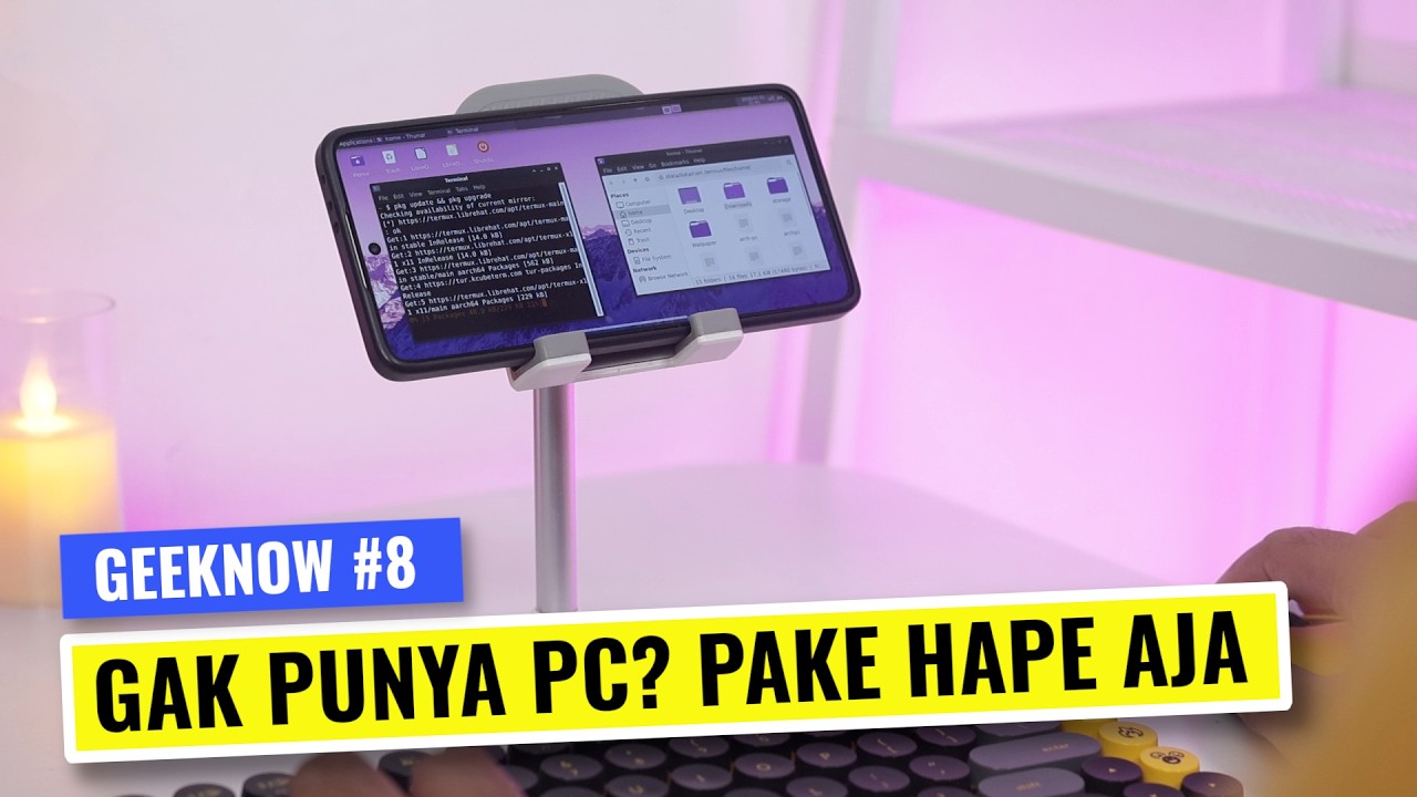 ⚡ Mengubah Hape Biasa Jadi PC Portable | Geeknow #8