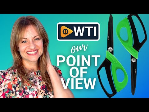 Grip 10"" Extra Heavy Duty Scissors - Titanium Coated Stainless Steel - Paper - WTI product video review