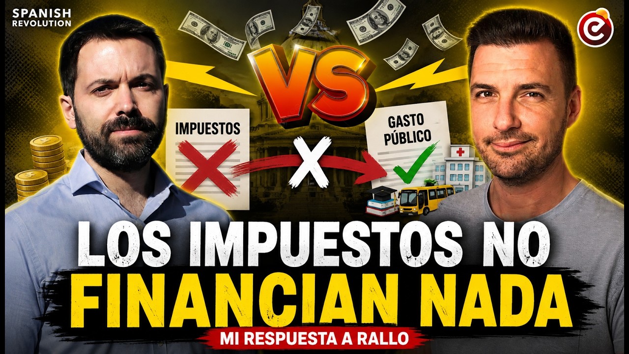 💣 Los impuestos NO financian el gasto público, ni antes ni después 💰 Se lo explico a @juanrallo ‼️