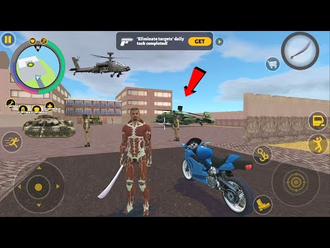 Rope Hero 3 - (Spawn New Army Base) Rope Hero on Updated Army Base Threshold - Android Gameplay HD
