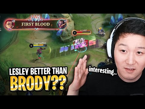 Wow Brody Can't win Lesley anymore... | Mobile Legends