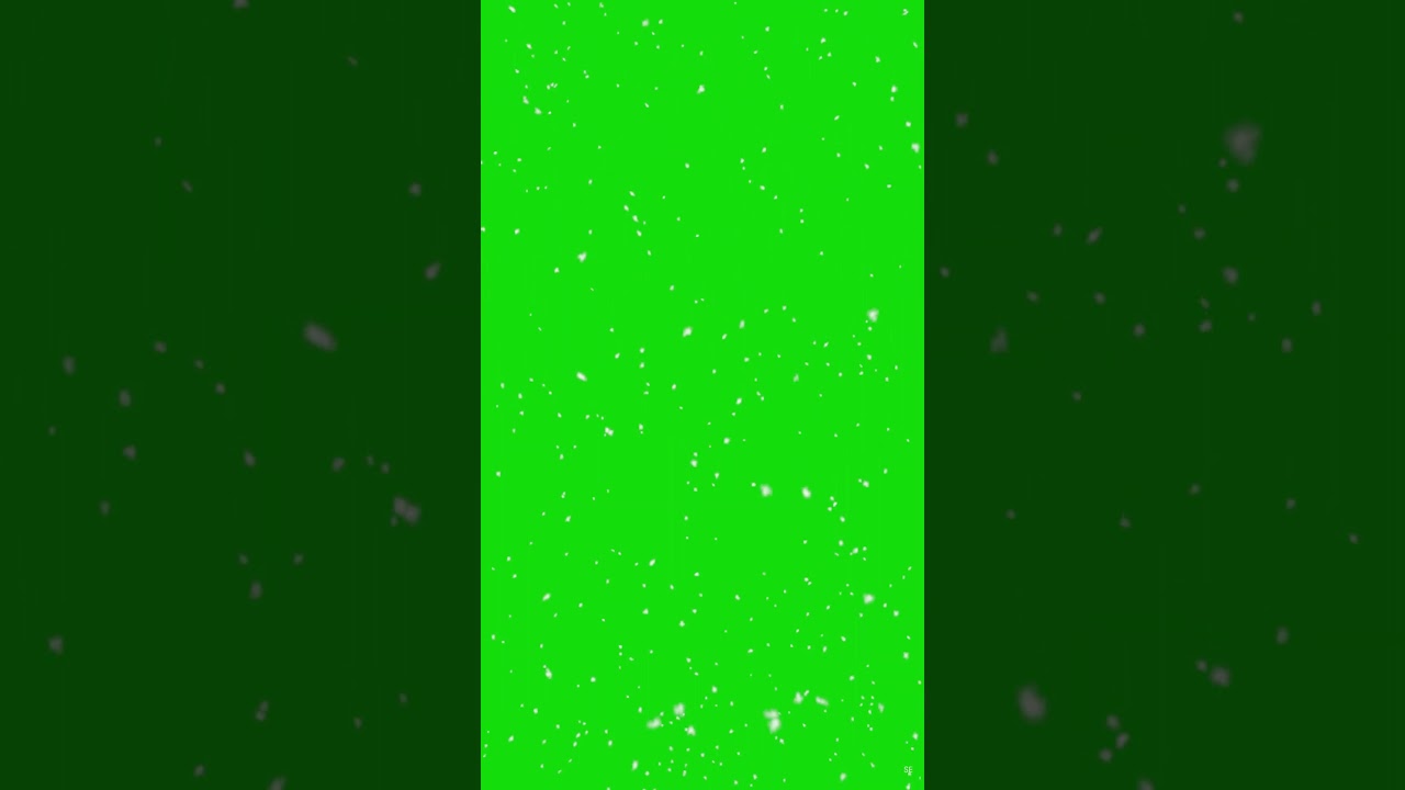 4k falling Snowflakes Green Screen Effect (Real Snow) #shortvideo