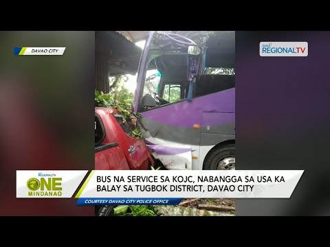 One Mindanao: Service bus sa Kingdom of Jesus Christ sa Davao City, nabangga