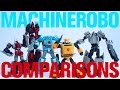 Action Toys Machine Robo マシンロボ Revenge Of Cronos 02 03 Comparisons