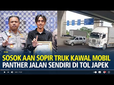 Sosok Aan Sopir Truk Kawal Mobil Panther Jalan Sendiri di Tol Japek, Kini Dapat Penghargaan