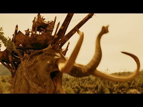 Frodo and Sam Encounters Huge Elephant Army with Gollum | Lord of the Rings