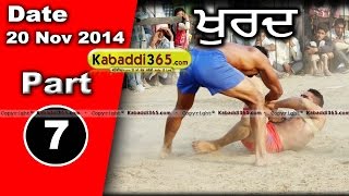 Khurd (Malerkotla,)(Sangrur) Kabaddi Tournament 20 Nov 2014 Part 1 by Kabaddi365.com