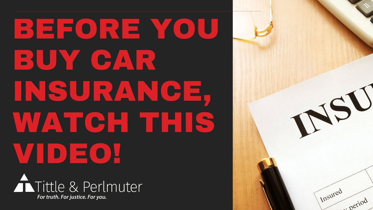 Before You Buy Car Insurance, Watch This Video!