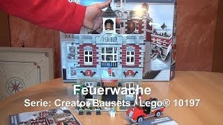 Test LEGO Feuerwache / Fire Brigade (Set 10197 Creator / Bauen mit Modulen)