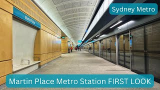 Sydney Metro Vlog 31: Martin Place Metro Station FIRST LOOK