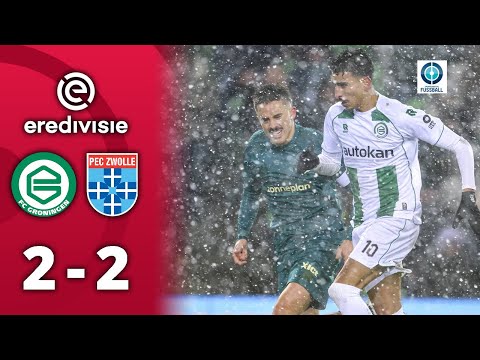 Schneeschlacht von Groningen! Last-Minute-Ausgleich van Bergen | FC Groningen – PEC Zwolle