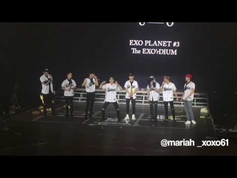 170225 EXOrDIUM in Manila Day 1 - Full Ending Ment