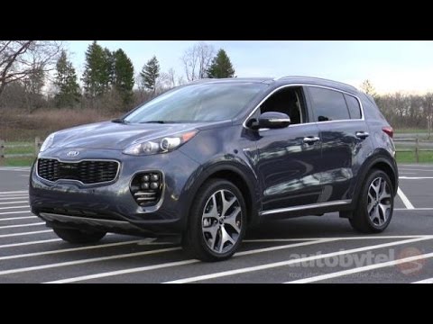 2017 Kia Sportage SX AWD Turbo Test Drive Video Review *Redesigned*