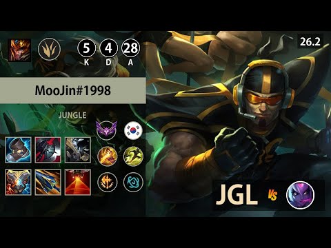 롤 마스터 정글 자르반 4세 " MooJin#1998 " | Patch 26.2