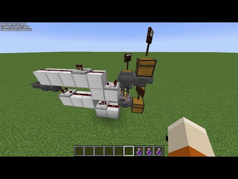 Minecraft: Automatic potion brewing unit (Java/Bedrock)