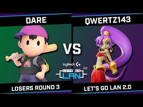 Dare (Ness) vs qwertz143 (Mii Gunner) - Logitech G Let's Go LAN 2.0