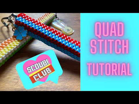 Scoubi Club – Anleitung zum Vierfachstich