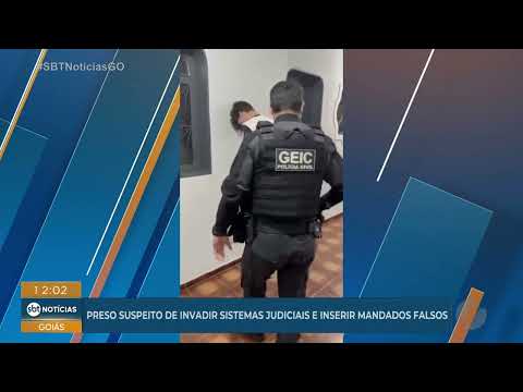 Preso em Caldas Novas suspeito de invadir sistemas judiciais