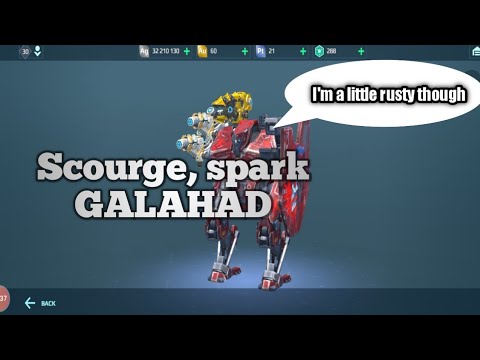WAR ROBOTS - Galahad: Scourge, spark WR