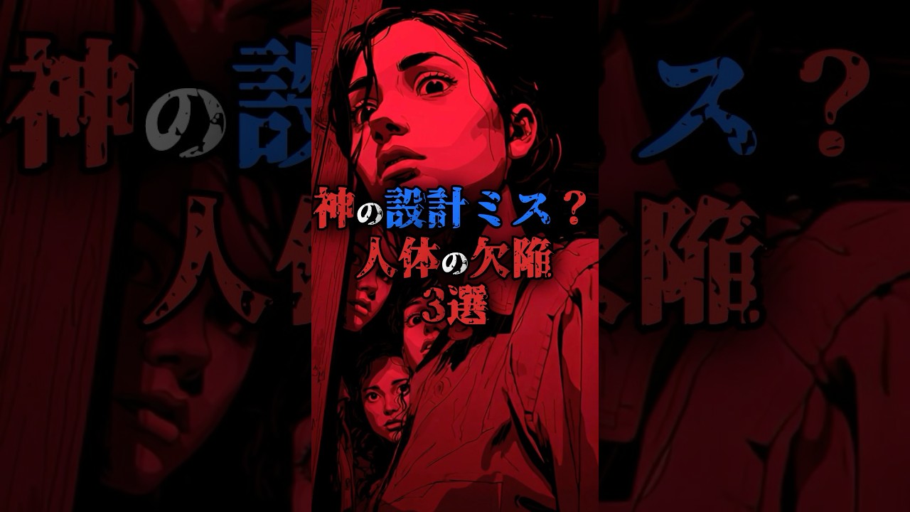 神の設計ミス。人体の欠陥3選 #都市伝説 #不思議 #知識 #fyp