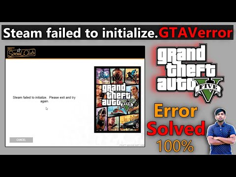 Social Club - Steam Failed To Initialize Please Exit and Try | GTA V Error Solved 💯
