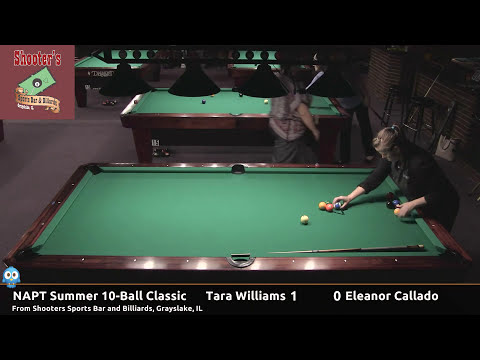 Tara Williams vs Eleanor Callado - NAPT 2016 Summer 10-Ball Classic