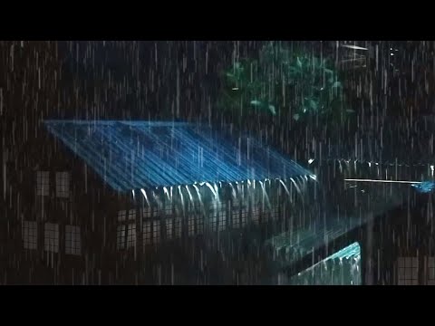 Rain and Thunder Sounds 24/7 - Dark Screen | Thunderstorm for Sleeping - Pure Relaxing Vibes