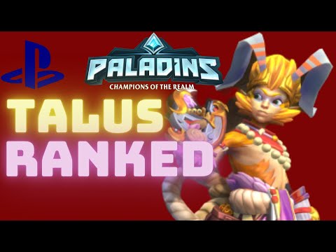 Paladins Talus Ranked Gameplay l Inner Strength Talent With Monkey King Skin