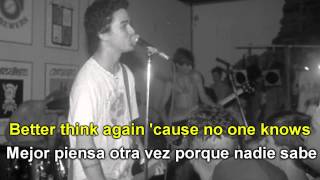 Green Day - No One Knows (Subtitulado Español E Inglés)