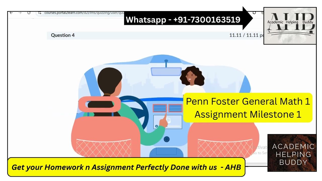 Penn Foster General Math 1 Milestone 1 (Easy Tricks + Answers!)