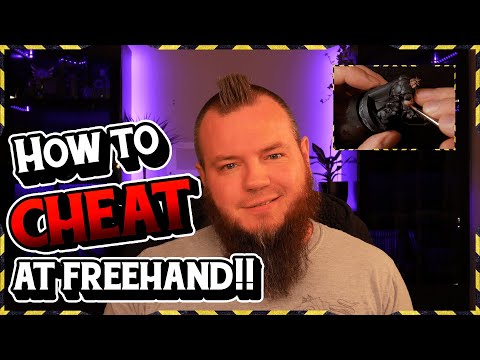 EASY FREEHAND!! How to Cheat At Freehand!!