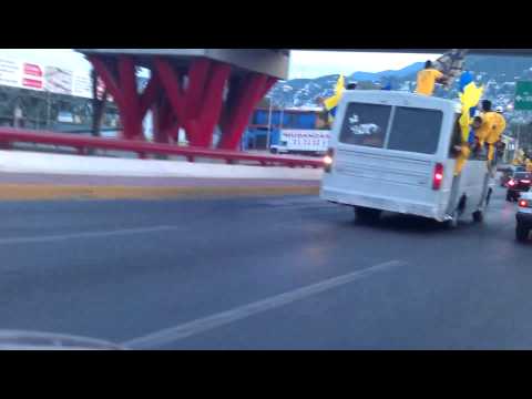 "CARNAVAL POR LA CD RUMBO AL CLASICO 96 TIGRES-RAYADOS" Barra: Libres y Lokos • Club: Tigres • País: México