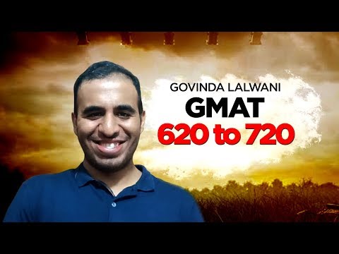 Govinda Lalwani - GMAT Exam Test Score 620 to 720 Jamboree Coaching Pune