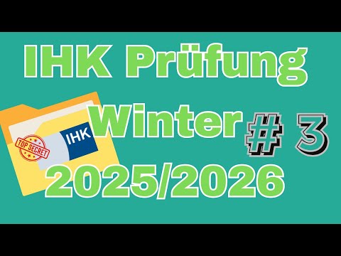 THIS IS WHAT YOU NEED TO KNOW - IHK Exam Winter 2025/2026 #3