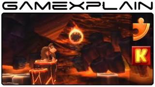 Donkey Kong Country Returns: Bobbing Basalt 8-5 (Puzzle Pieces, KONG Letters Guide, Walkthrough)