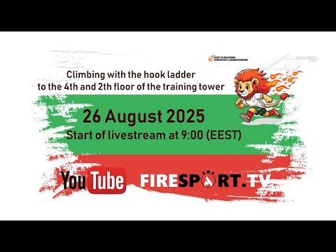 EUROPEAN FIRESPORT CHAMPIONSHIP 2025 - Climbing with the hook ladder - MEN