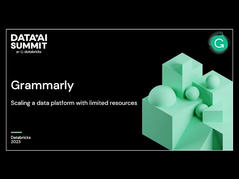 Deep Dive Into Grammarly's Data Platform - YouTube
