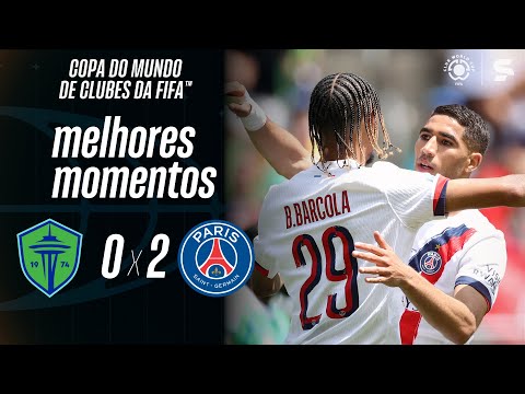 Gols e lances de Seattle Sounders x PSG