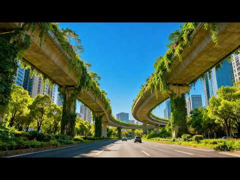 Driving Tour of Chengdu, China: A Green City Second to Large