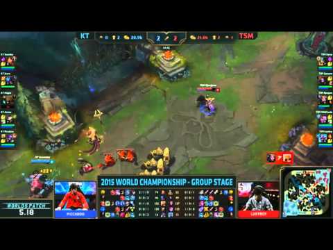 KT vs TSM - Bjergsen goes 1v1 against Nagne