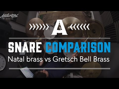 Snare Comparison - Natal brass vs Gretsch Bell Brass