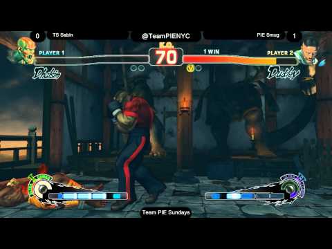 SSF4AE @ Team PIE Sundays 2/2014 - PIE Smug (Dudley) vs TS Sabin (Dhalsim)